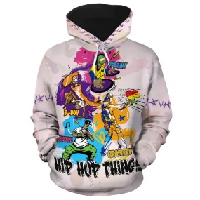 4 Elements Of Hip Hop All-over Hoodie