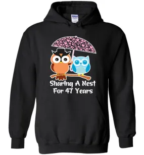 47 Years Wedding Anniversary Gifts Valentine's Day Hoodie