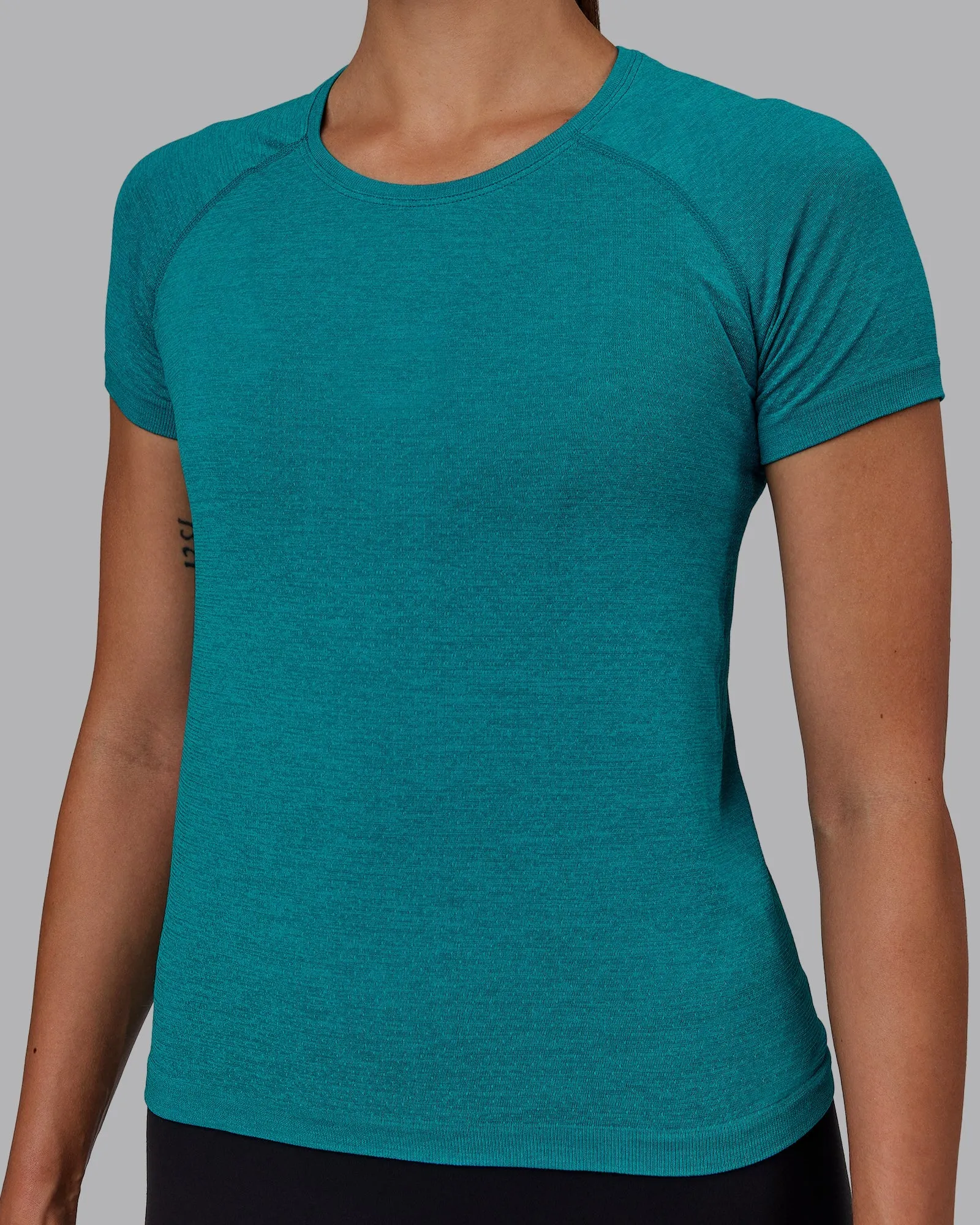 AeroFLX  Seamless Tee - Blue Bird Marl