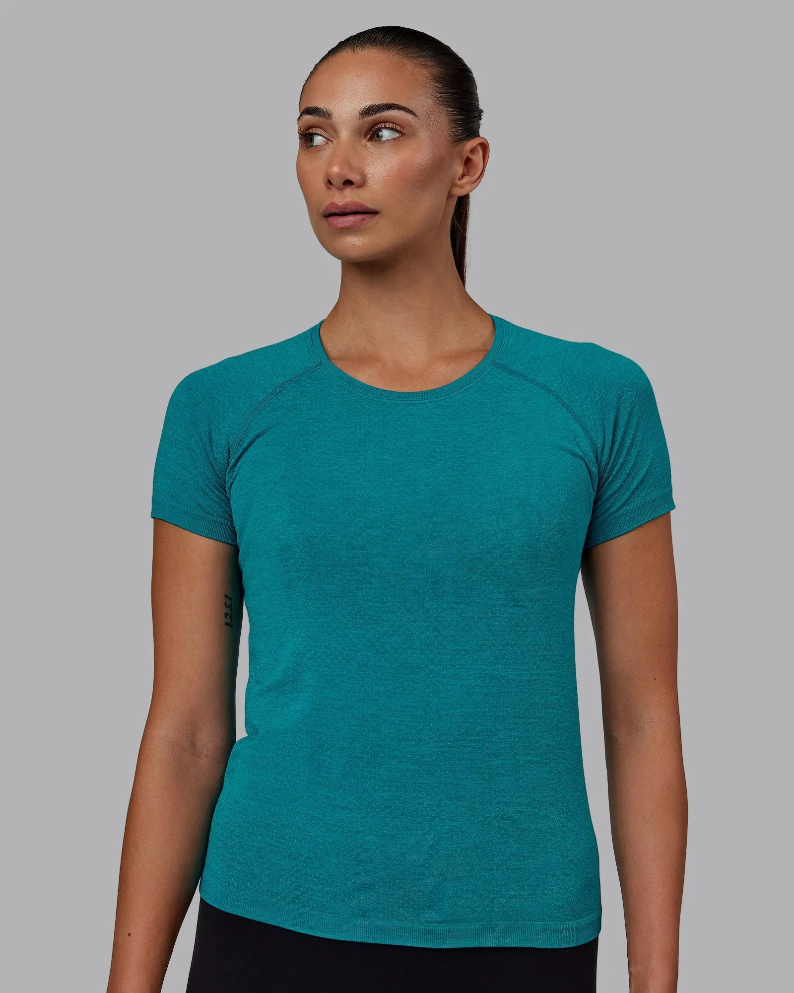 AeroFLX  Seamless Tee - Blue Bird Marl