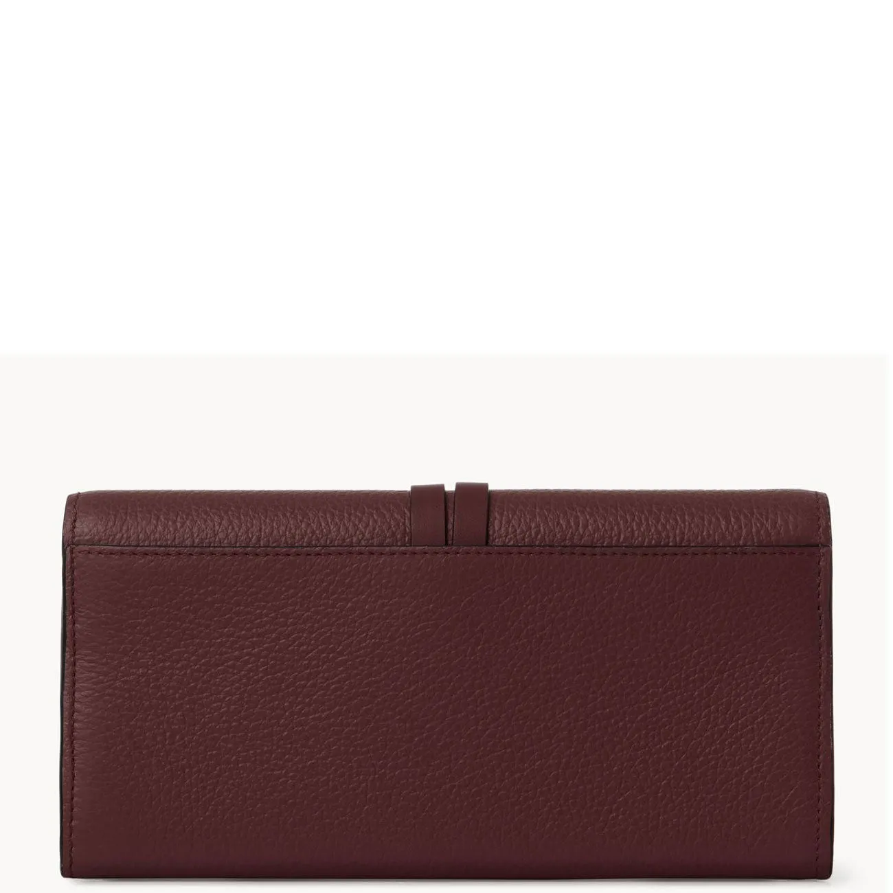 Alphabet Flap Wallet, Burgundy