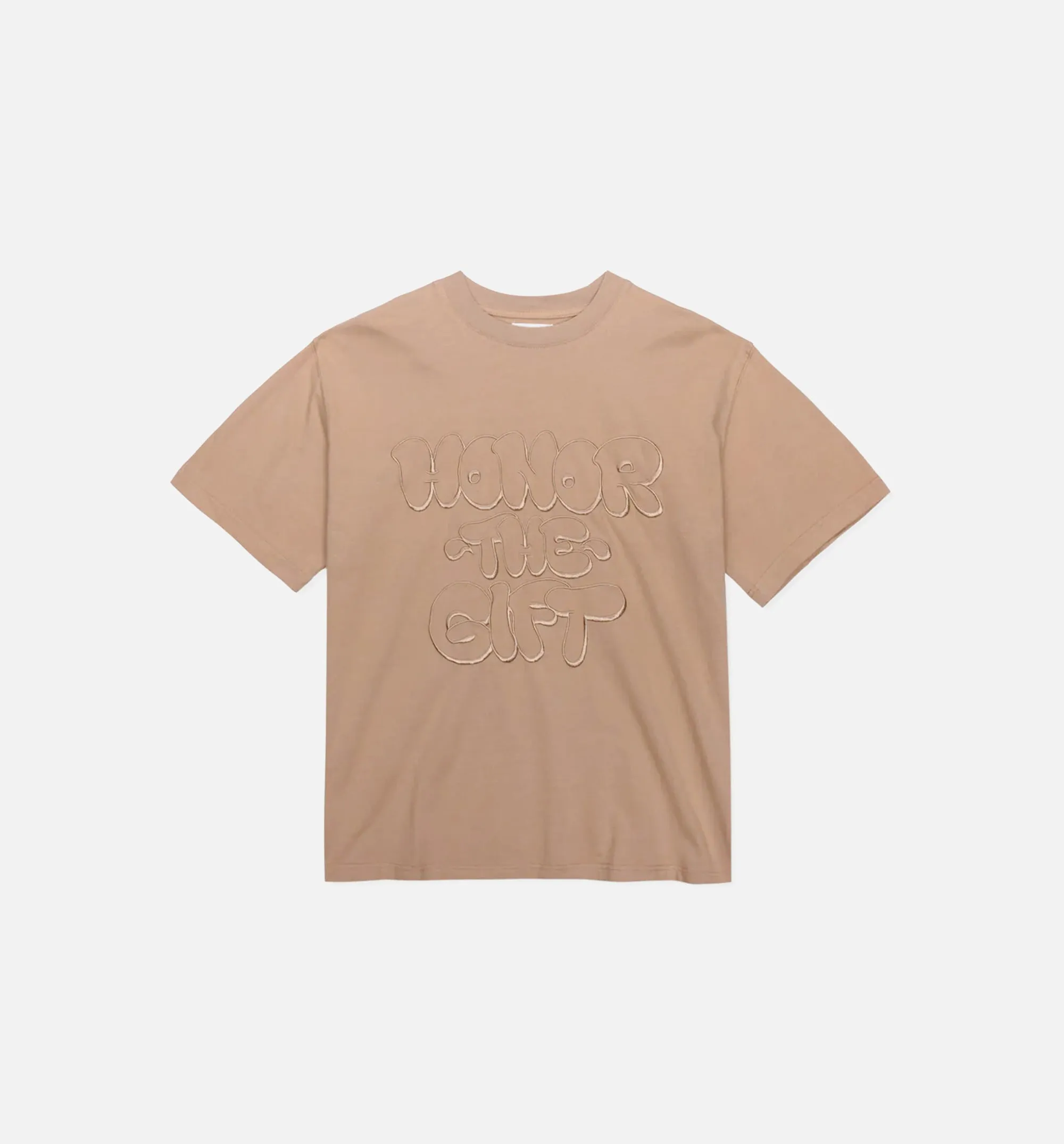 Amp'd Up Mens Short Sleeve Shirt - Tan