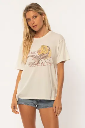 Amuse Scorpion Boyfriend Tee-Vintage White