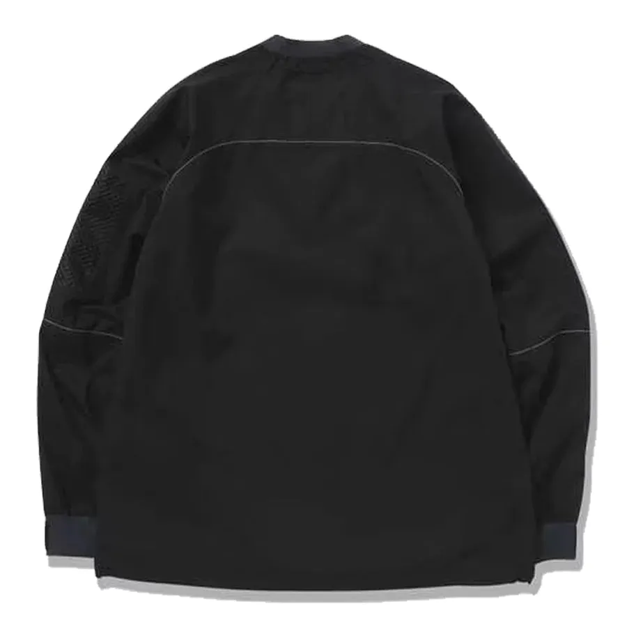 And Wander Breath Rip Pullover Jacket Black