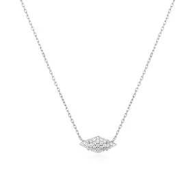 Ania Haie Silver Pave Sparkle Necklace