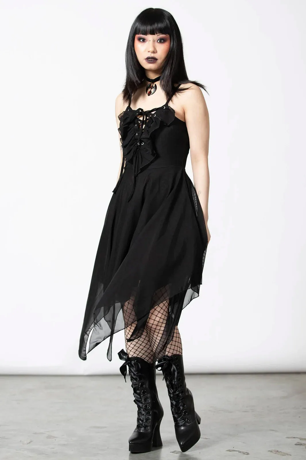 Anshee Lace-Up Dress