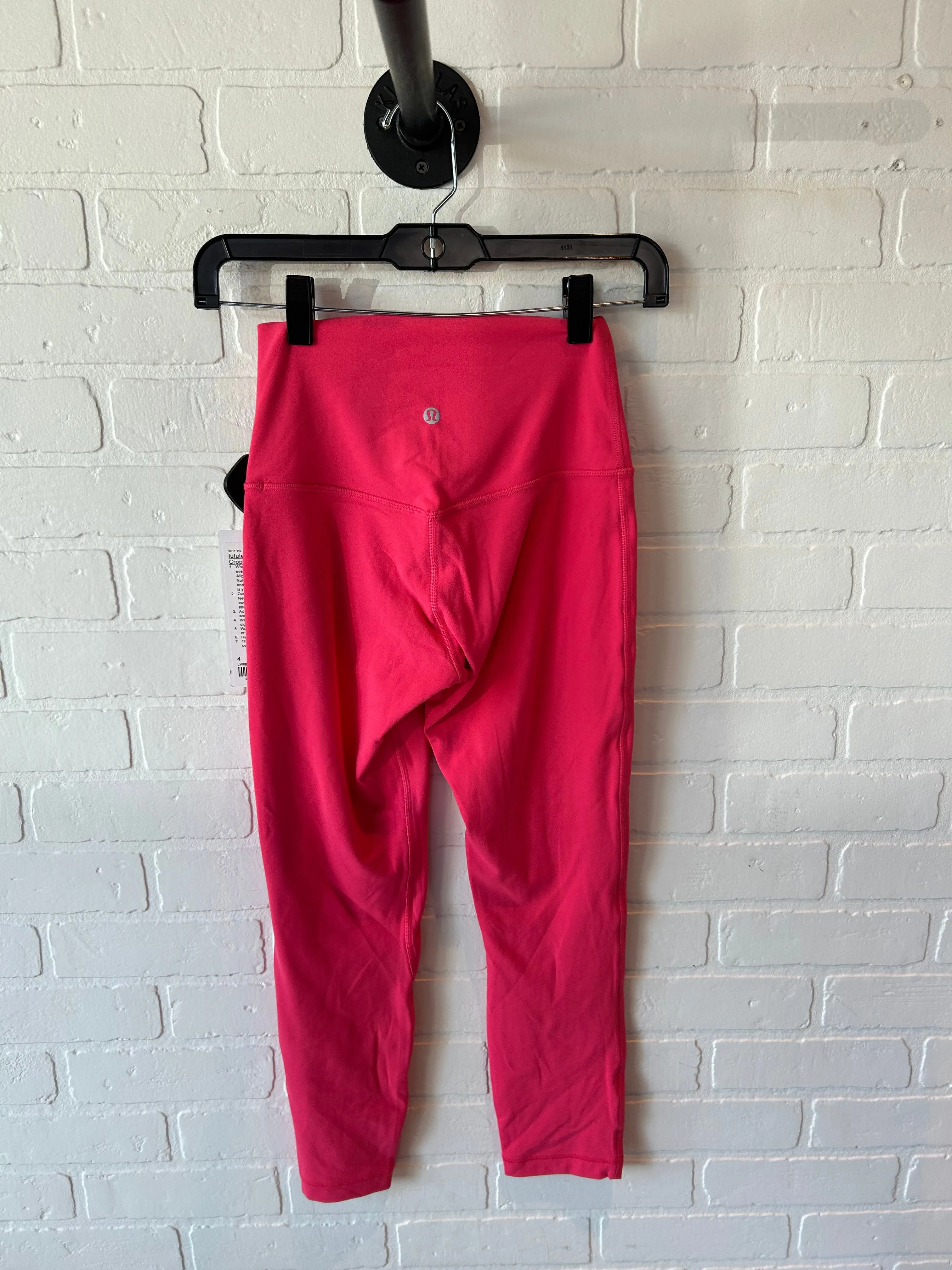 Athletic Leggings By Lululemon In Pink, Size: 4