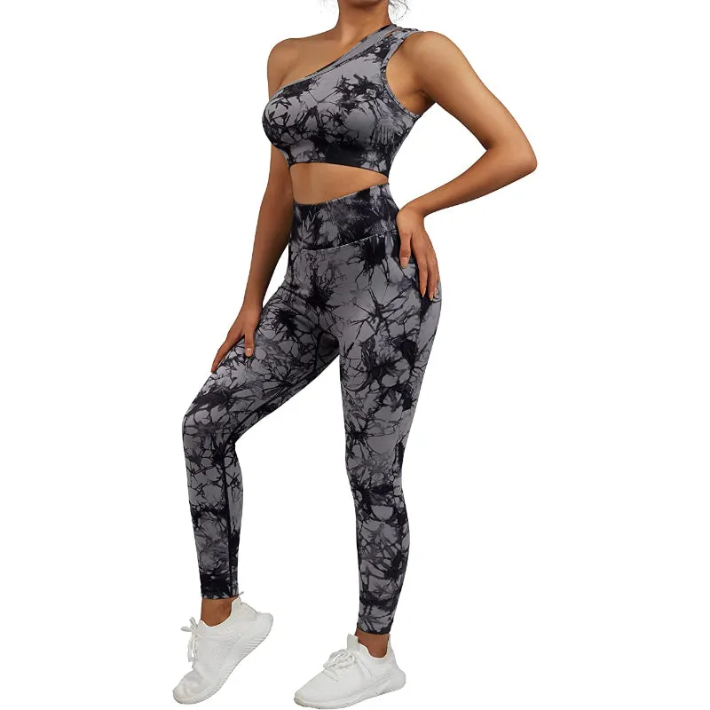 Aya Tie Dye Seamless Workout Set