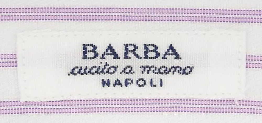 Barba Napoli Lavender Purple Shirt - Slim - 16 US / 41 EU