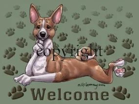 Basenji - Welcome - Mat