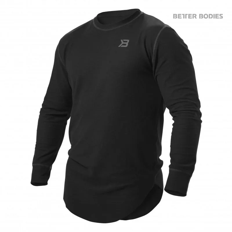 Better Bodies Harlem Thermal L-S - Black