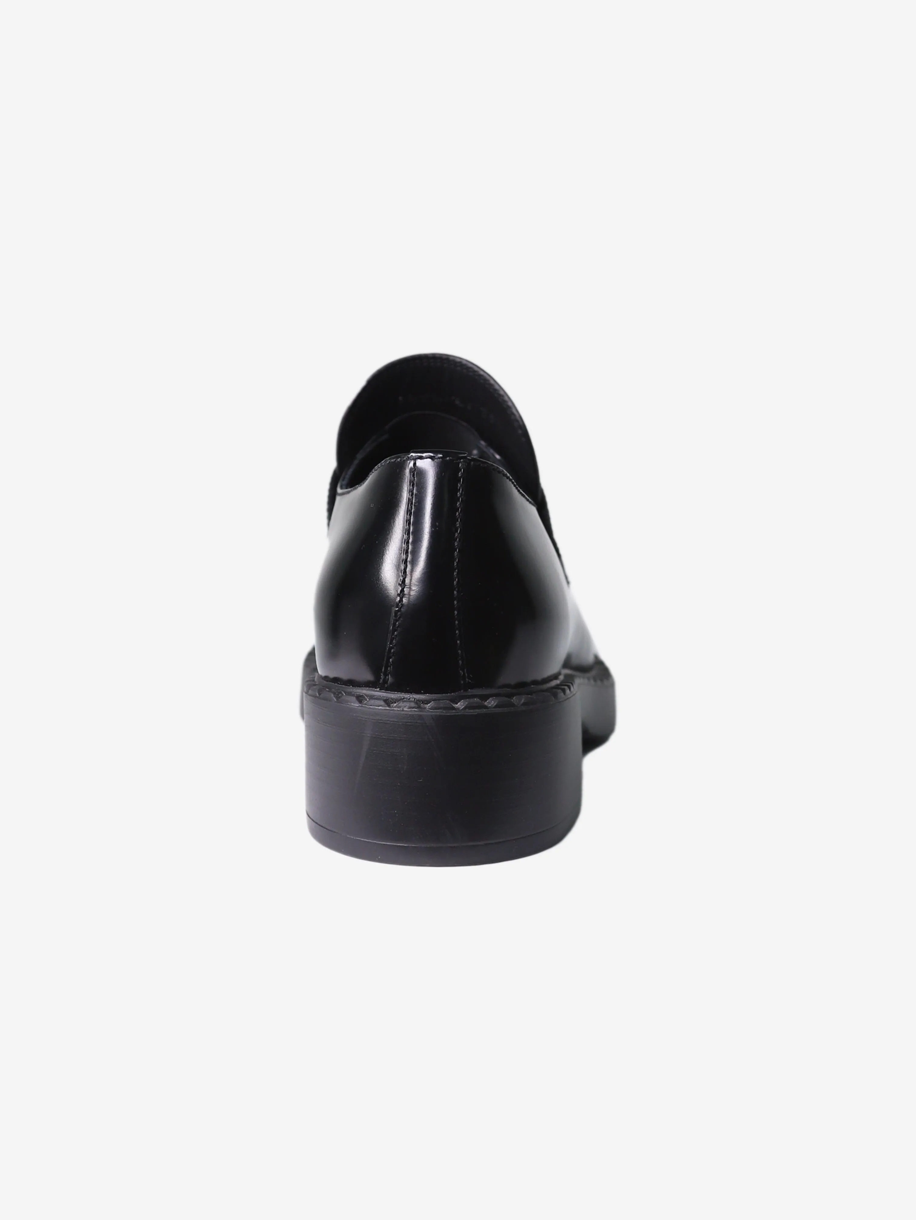 Black branded loafers - size EU 39.5