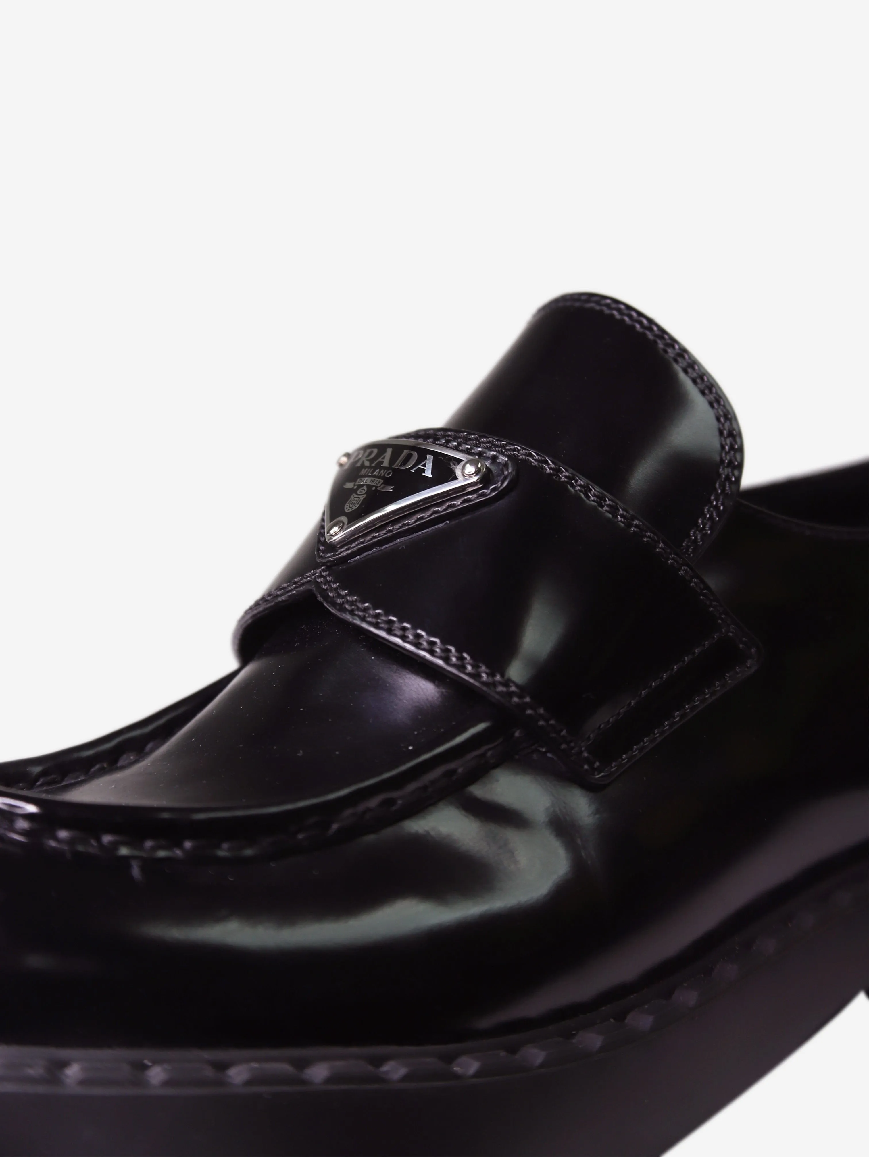 Black branded loafers - size EU 39.5