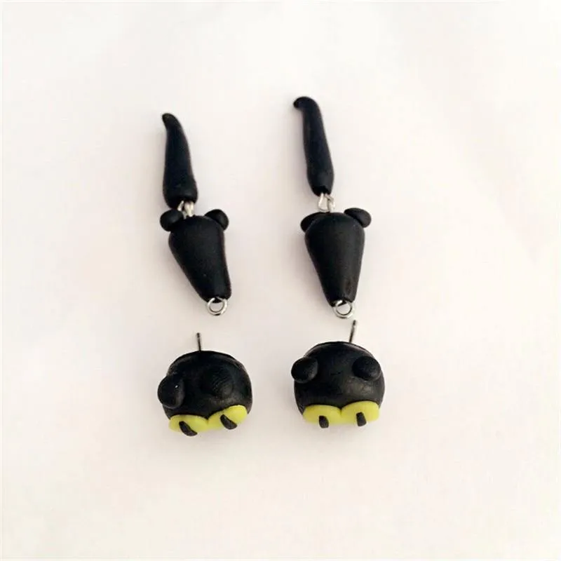 Black Cat Earrings