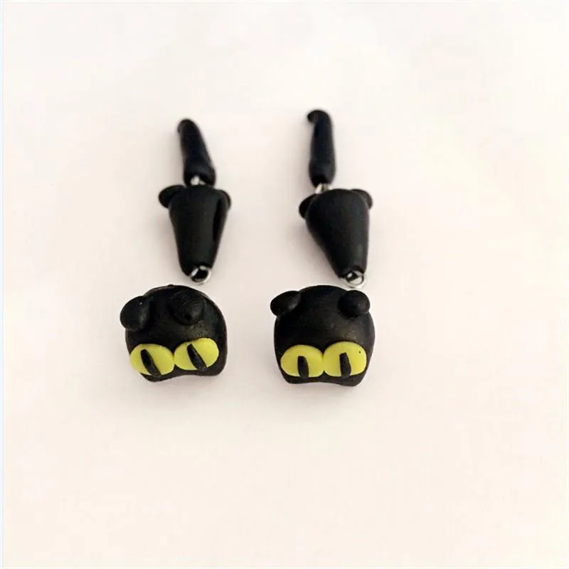 Black Cat Earrings