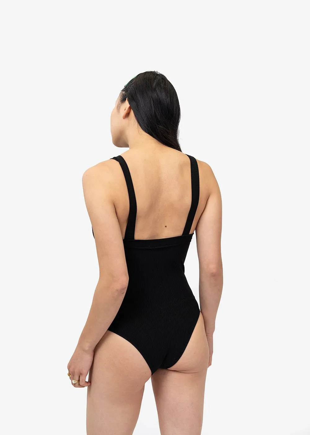 Black Holland Bodysuit