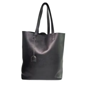 Black Leather North South Tote Bag (2015)