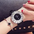 Black White Silicone Quartz Watches Women Sports