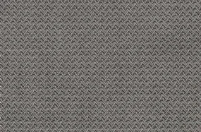 Black/White Herringbone 100% Wool (Ref-841085)