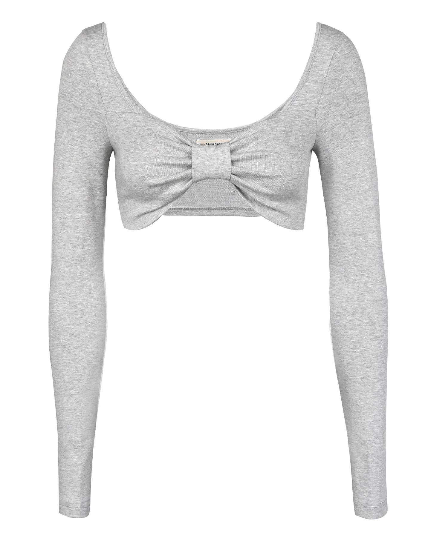 Bow Ultra Crop - Grey