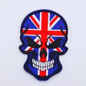 British Skull - Velcro Patch