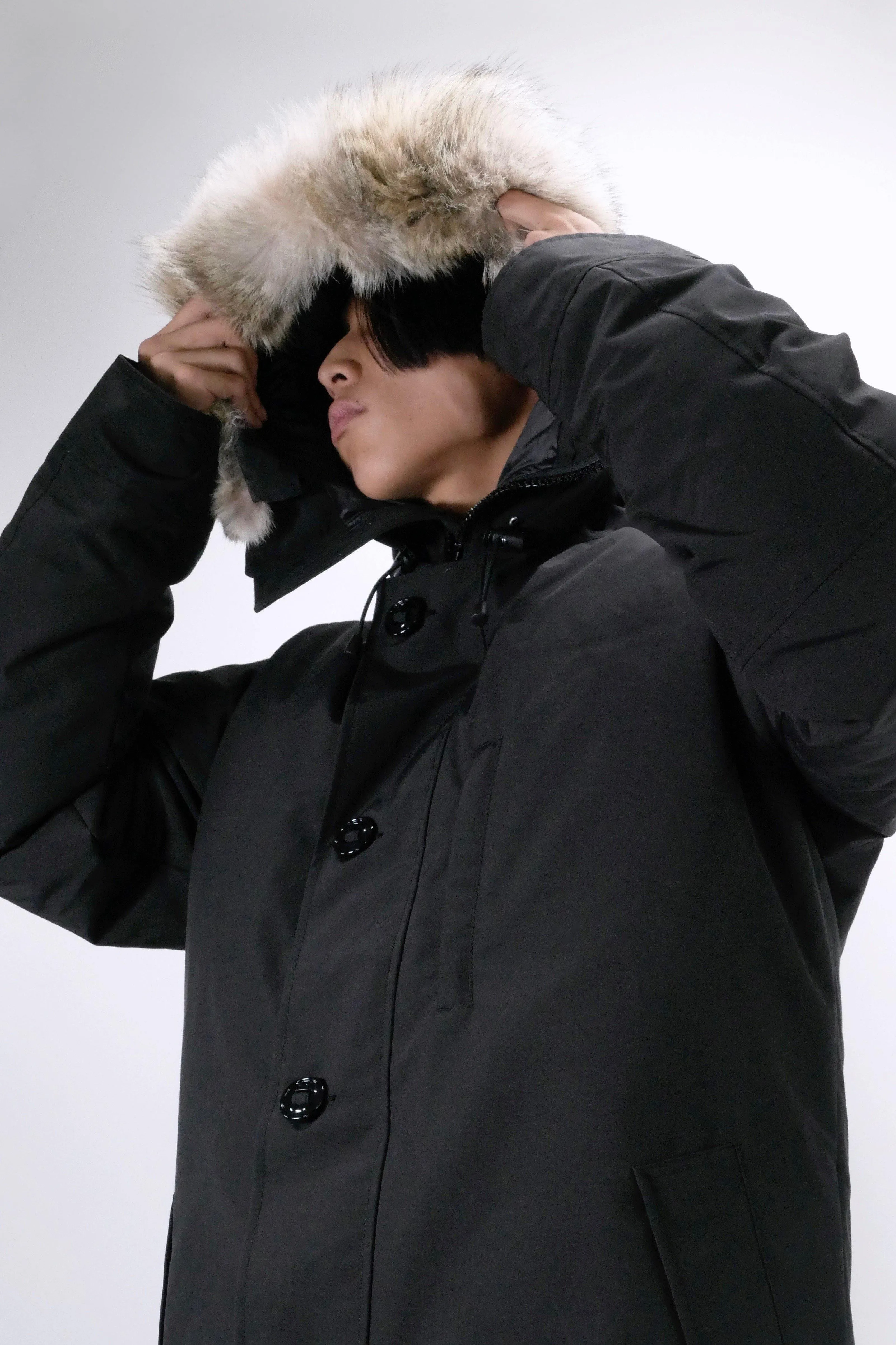 Canada Goose Mens *Parka Chateau Black Label - Black