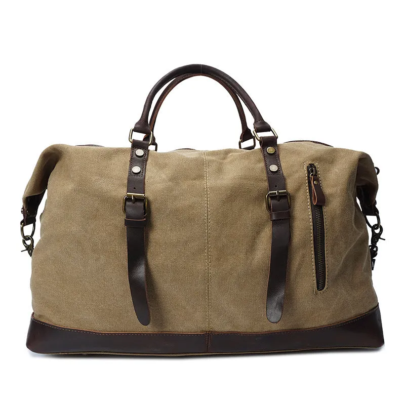 Canvas Travel Bags Vintage Duffle Bags Travel Handbags Shoulder Duffel Bags Mens Holdall Christmas Gifts