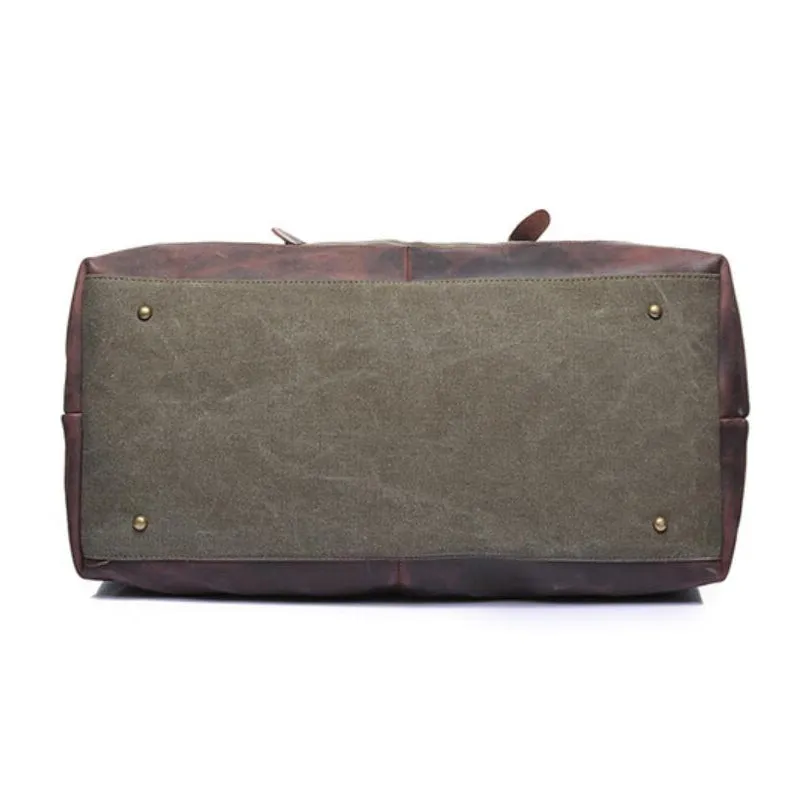 Canvas Travel Bags Vintage Duffle Bags Travel Handbags Shoulder Duffel Bags Mens Holdall Christmas Gifts