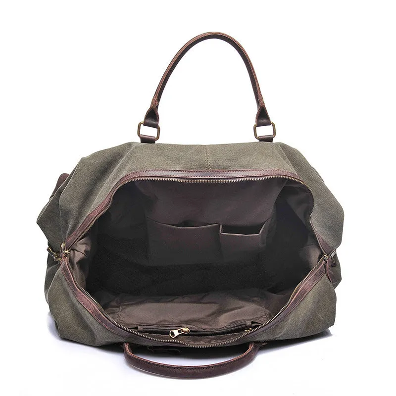 Canvas Travel Bags Vintage Duffle Bags Travel Handbags Shoulder Duffel Bags Mens Holdall Christmas Gifts