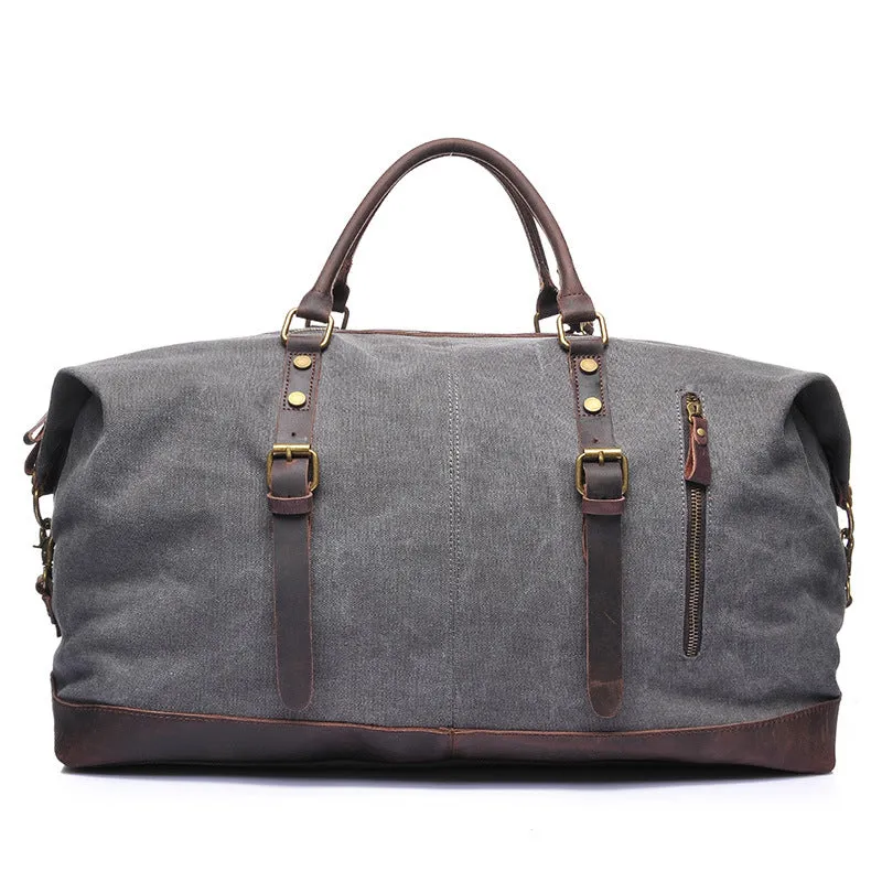 Canvas Travel Bags Vintage Duffle Bags Travel Handbags Shoulder Duffel Bags Mens Holdall Christmas Gifts