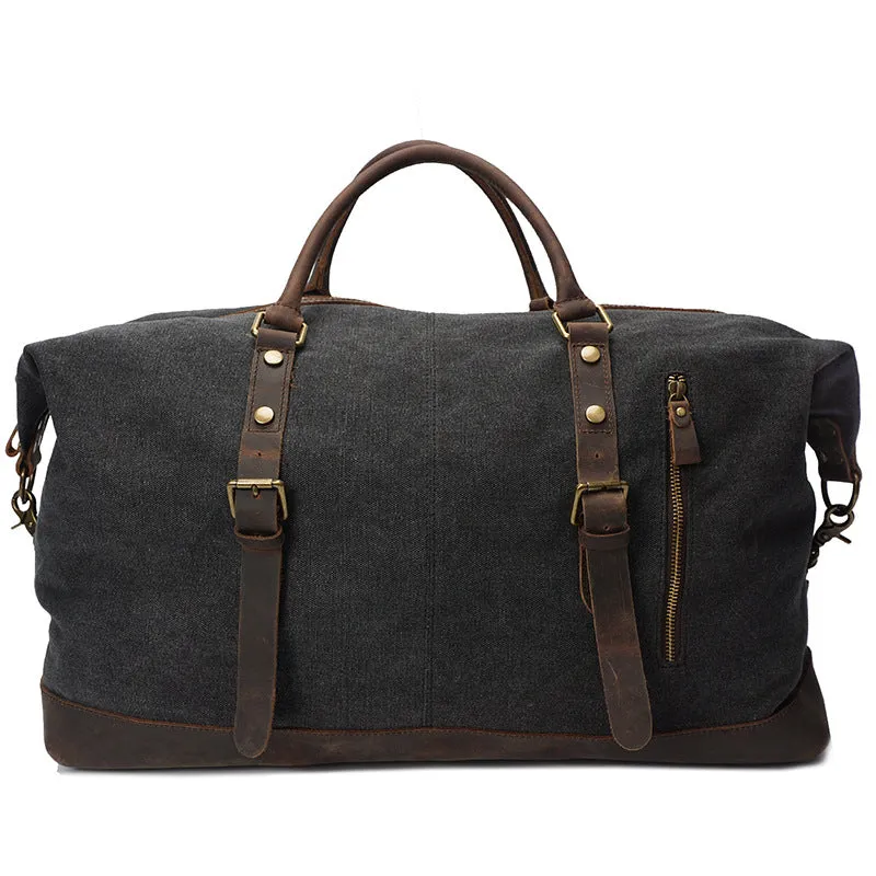 Canvas Travel Bags Vintage Duffle Bags Travel Handbags Shoulder Duffel Bags Mens Holdall Christmas Gifts