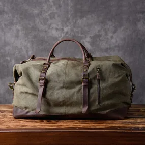 Canvas Travel Bags Vintage Duffle Bags Travel Handbags Shoulder Duffel Bags Mens Holdall Christmas Gifts