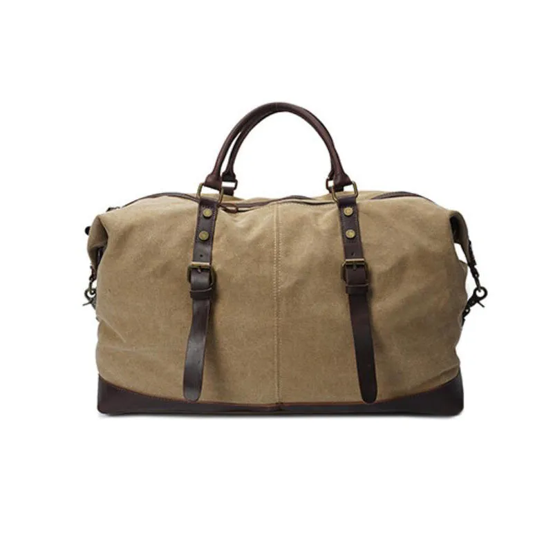 Canvas Travel Bags Vintage Duffle Bags Travel Handbags Shoulder Duffel Bags Mens Holdall Christmas Gifts