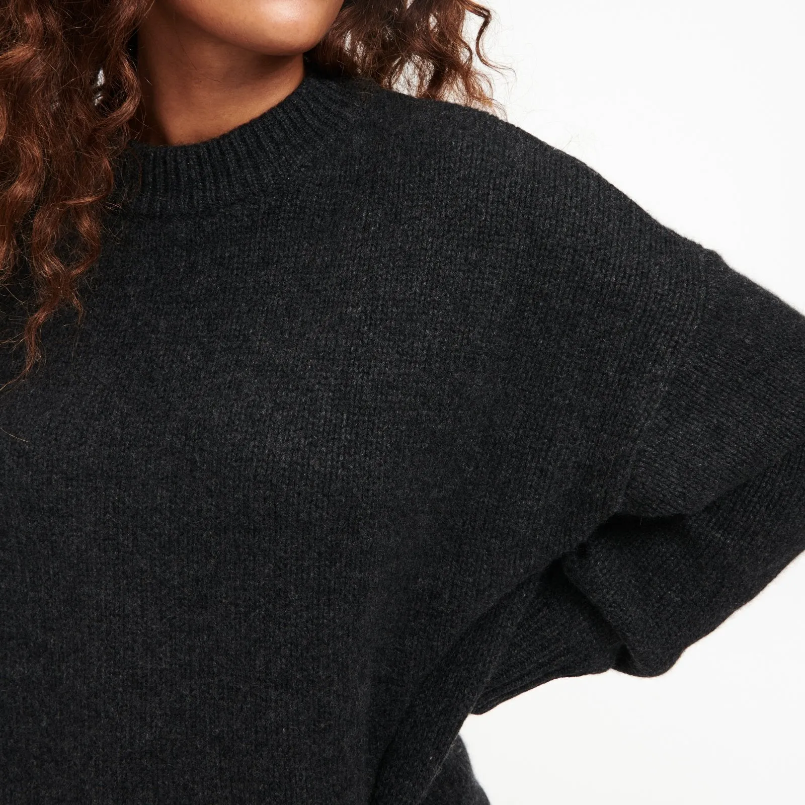 Cashmere Oversized Crewneck Sweater