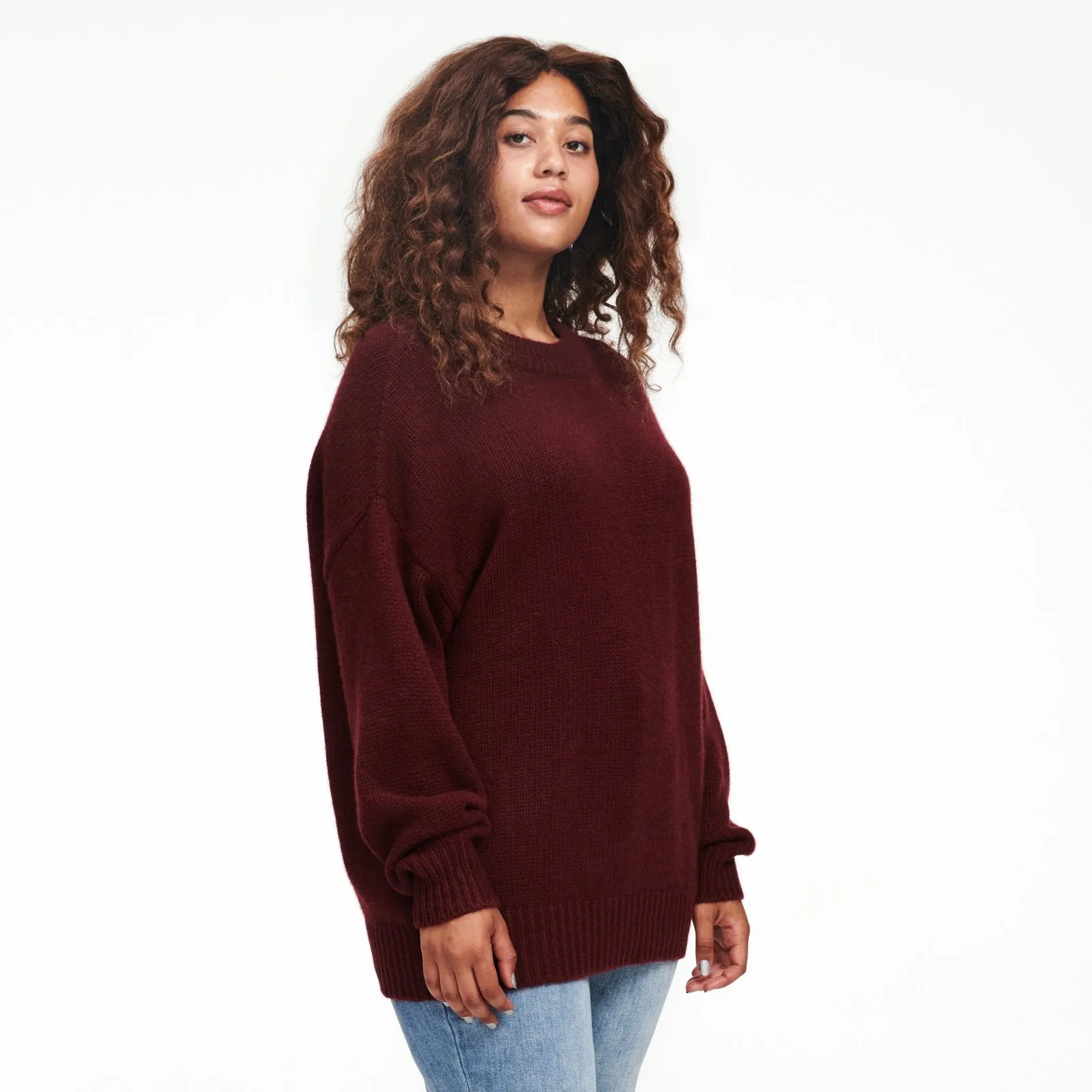 Cashmere Oversized Crewneck Sweater