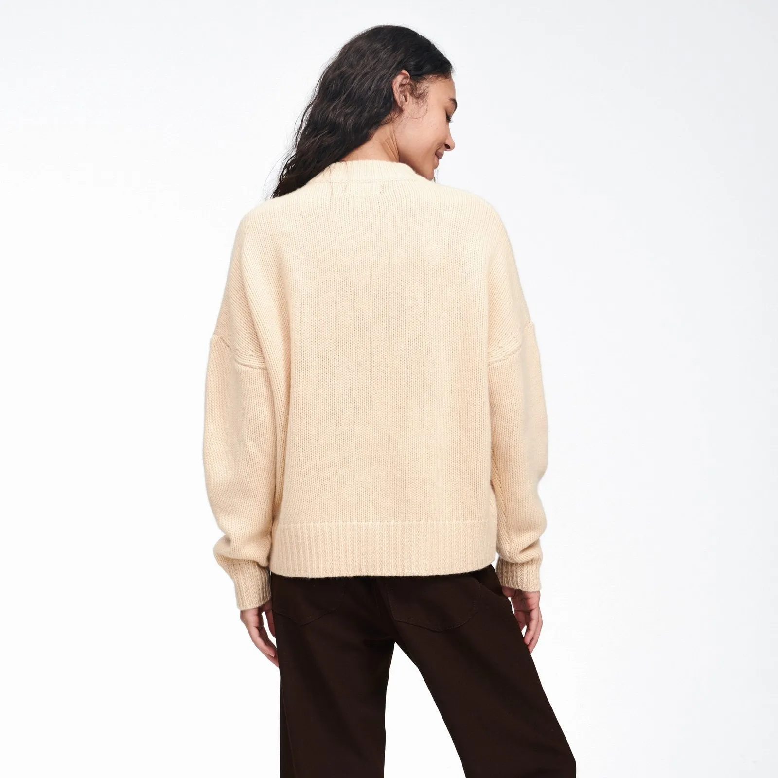 Cashmere Oversized Crewneck Sweater