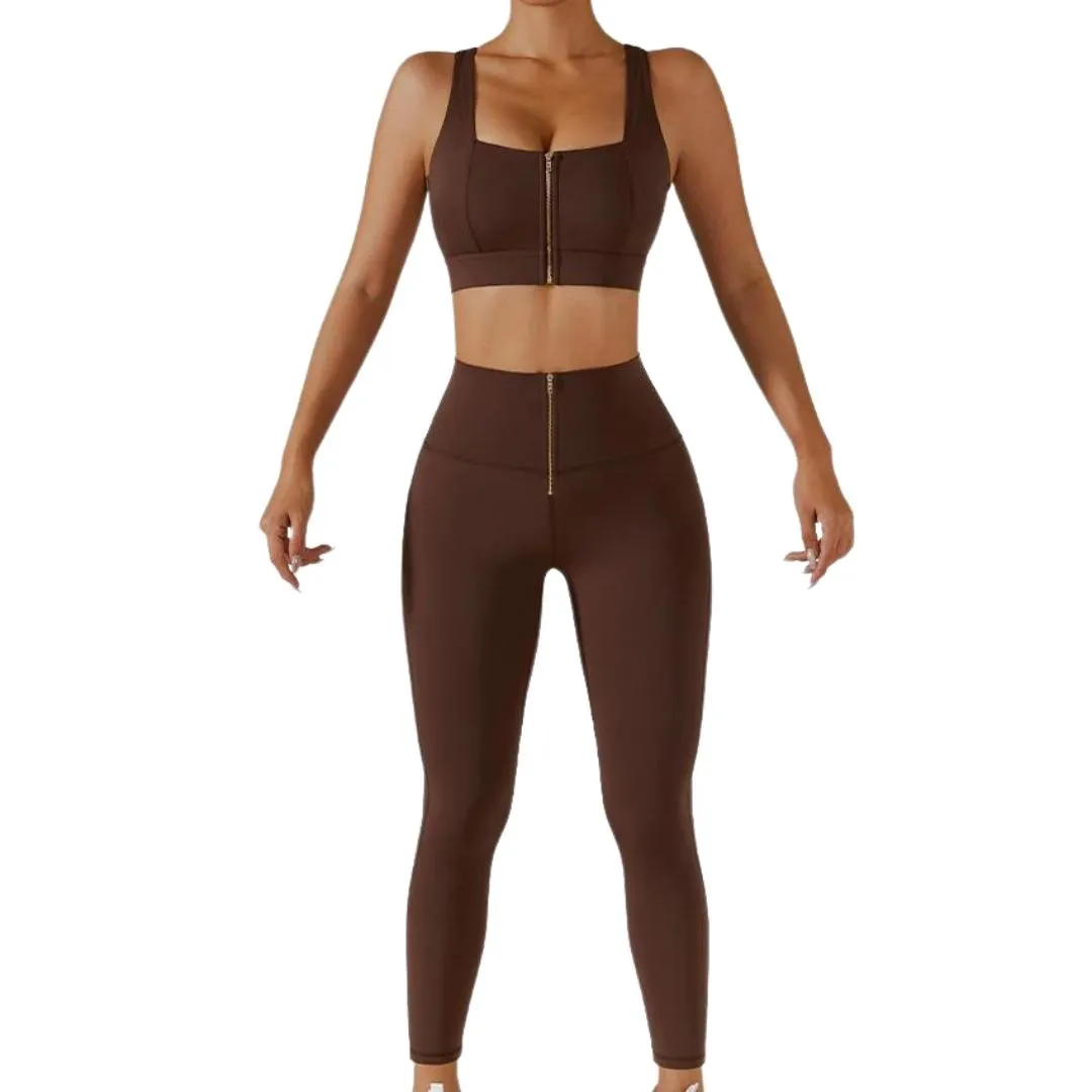 Cassie Zip Up Workout Set