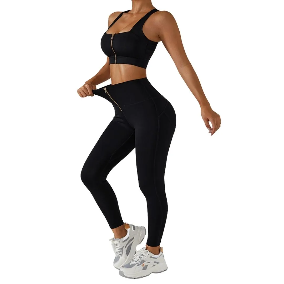 Cassie Zip Up Workout Set