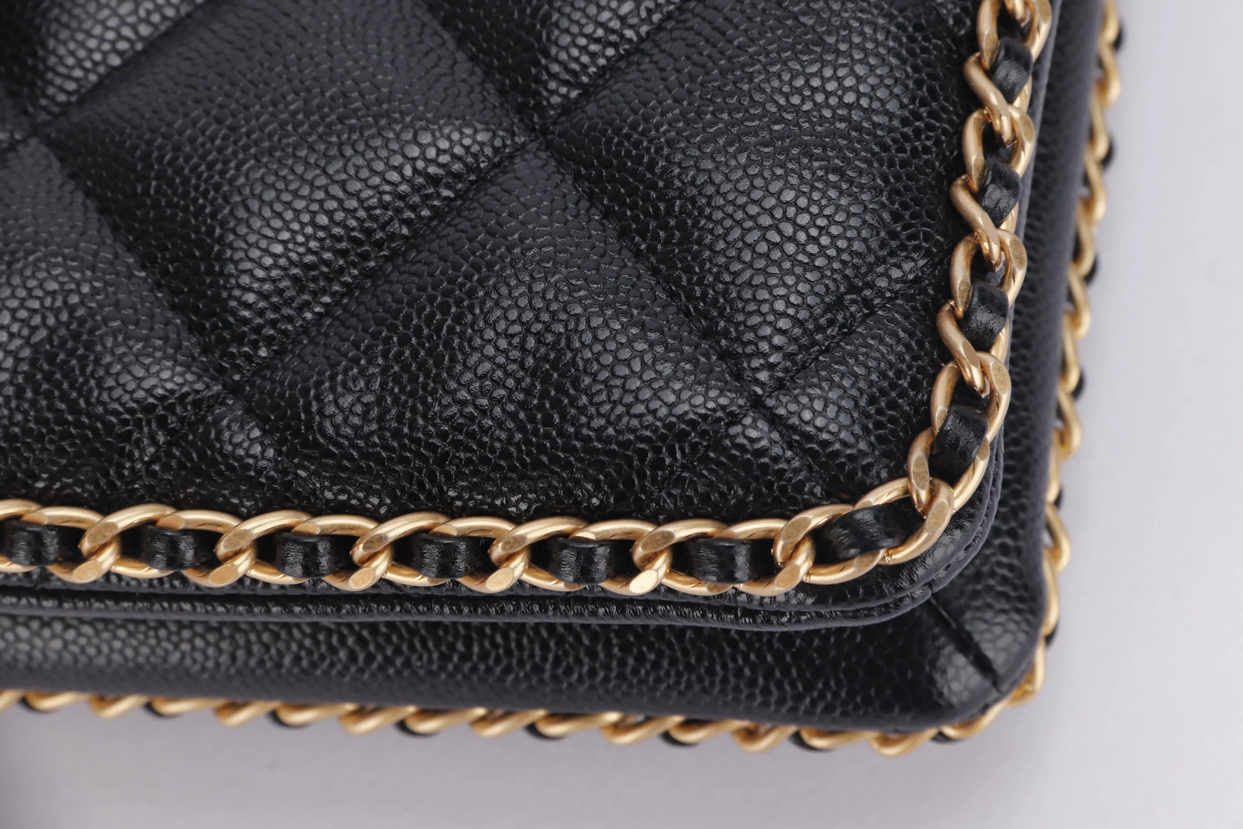 CHANEL AS3470 BLACK CAVIAR SLING BAG (CHG7xxxx) GHW, WITH DUST COVER AND BOX