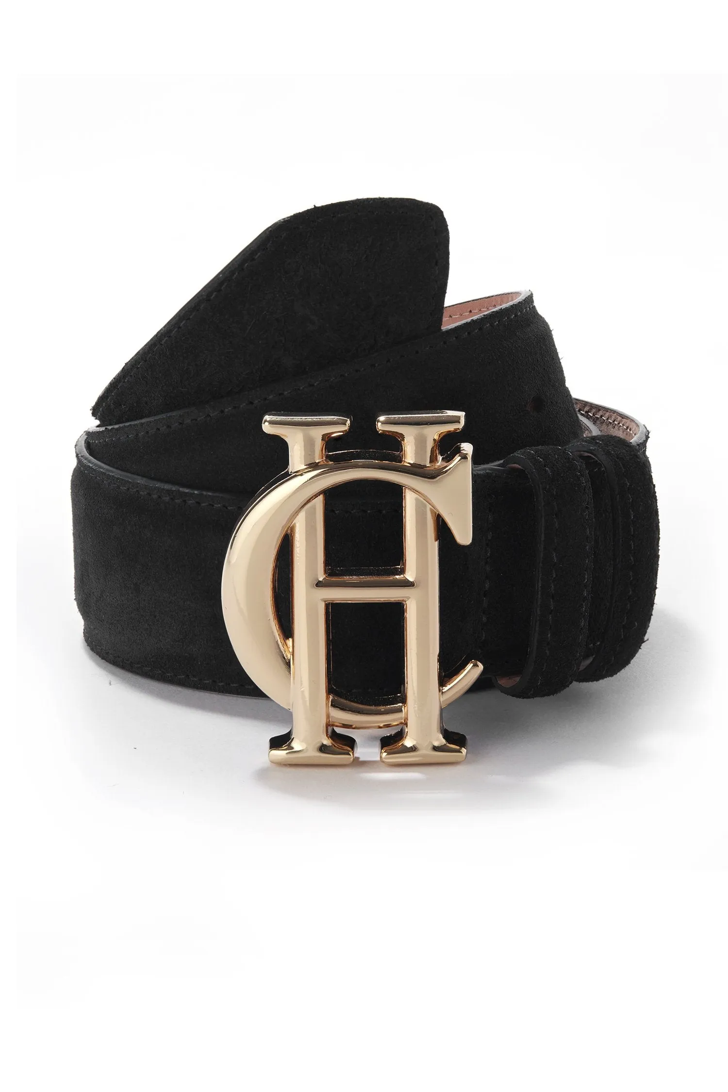 Classic Suede Belt - Black