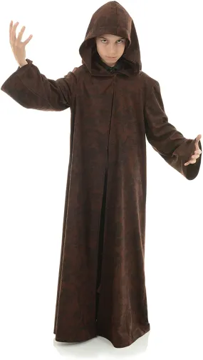 Cloak Brown, Jedi  or Monk Robes Child Costume Small 4 - 6