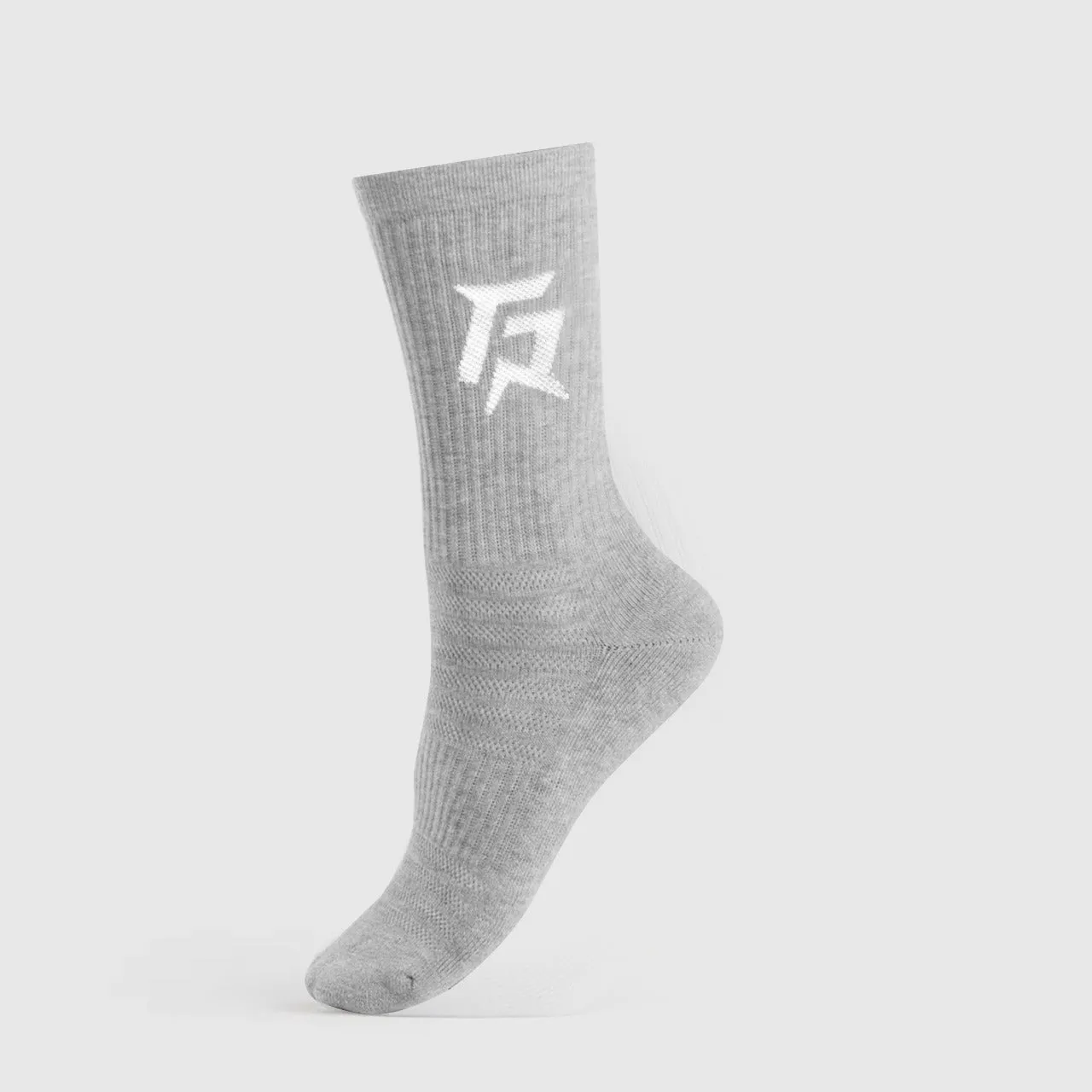 Crew Socks 3Pcs (Sky   Grey   White)