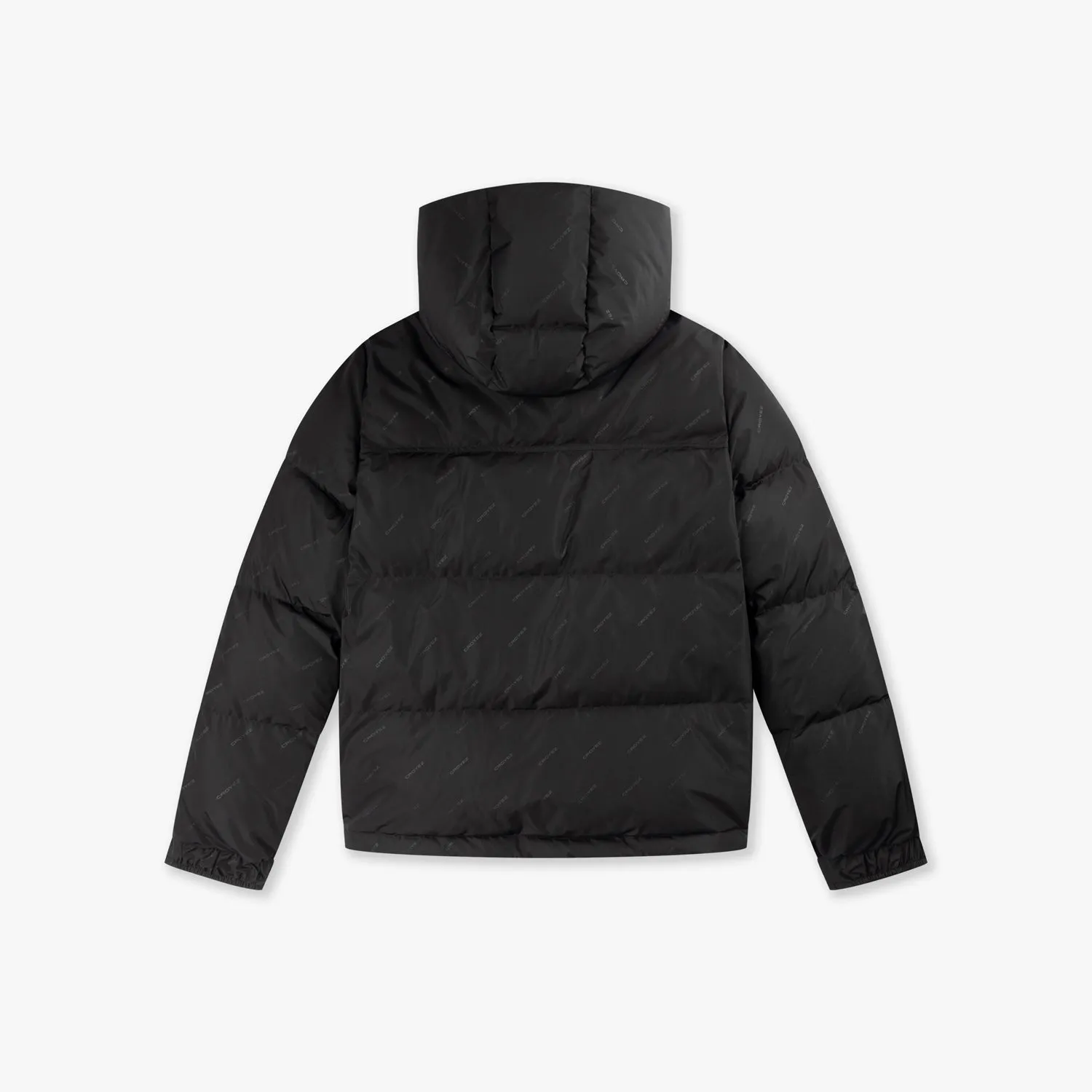 CROYEZ ALLOVER PUFFER JACKET - BLACK