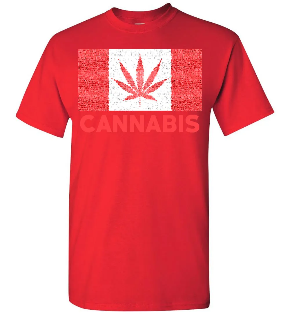 Dank Master Canadian Cannabis Flag T-Shirt