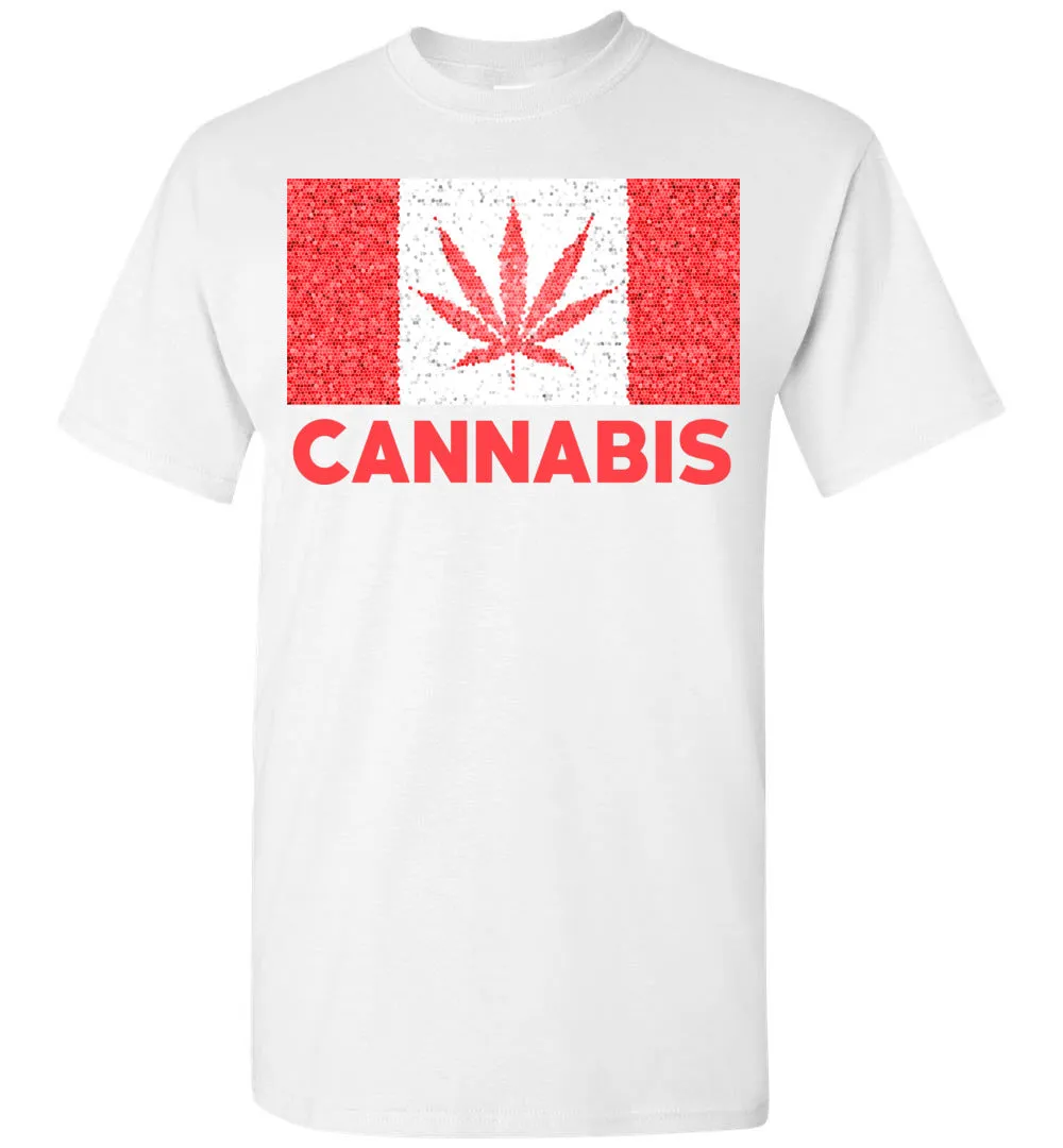 Dank Master Canadian Cannabis Flag T-Shirt