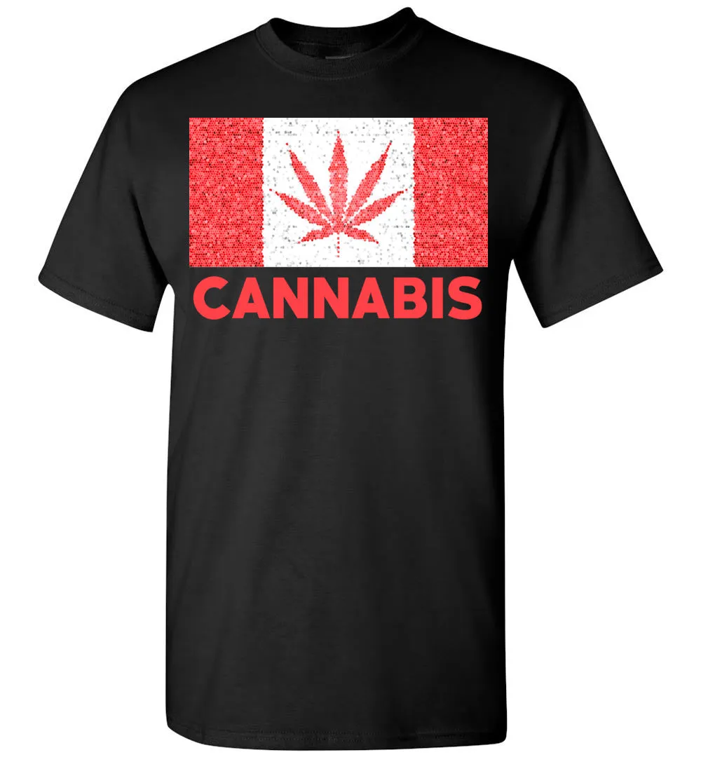 Dank Master Canadian Cannabis Flag T-Shirt