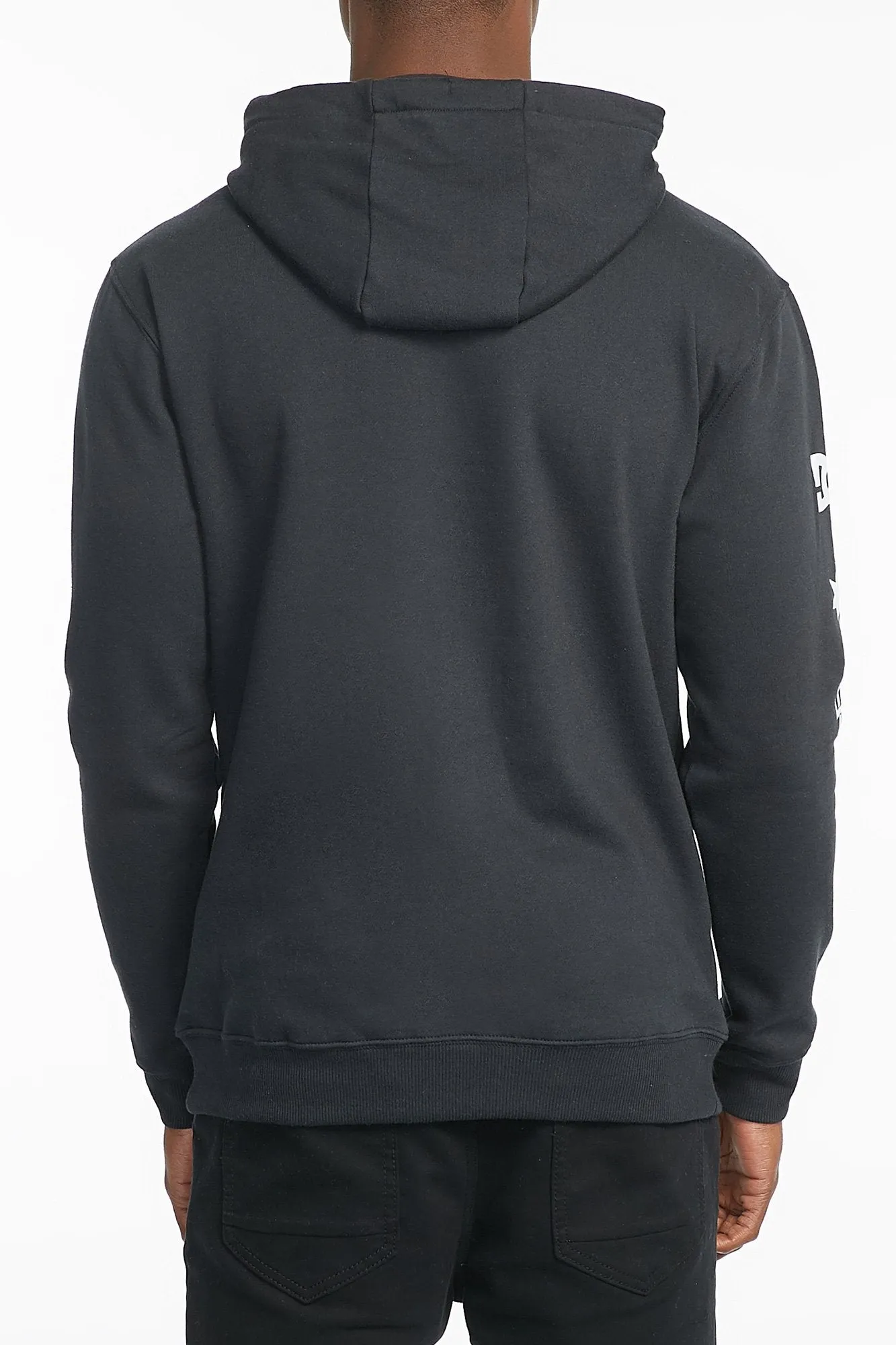 DC Guys Black Rebel Popover Long Sleeve Hoodie