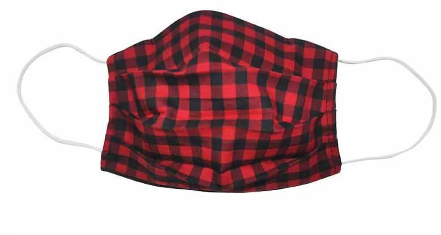 Fabric Face Mask Checkered (Adult/Child)