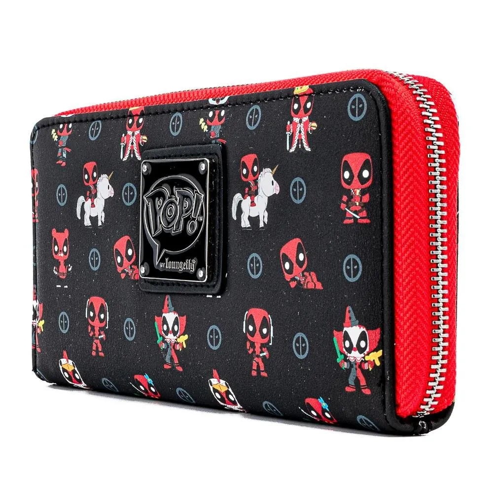 Funko POP! Marvel Deadpool 30th Anniversary Allover Print Zip-Around Wallet