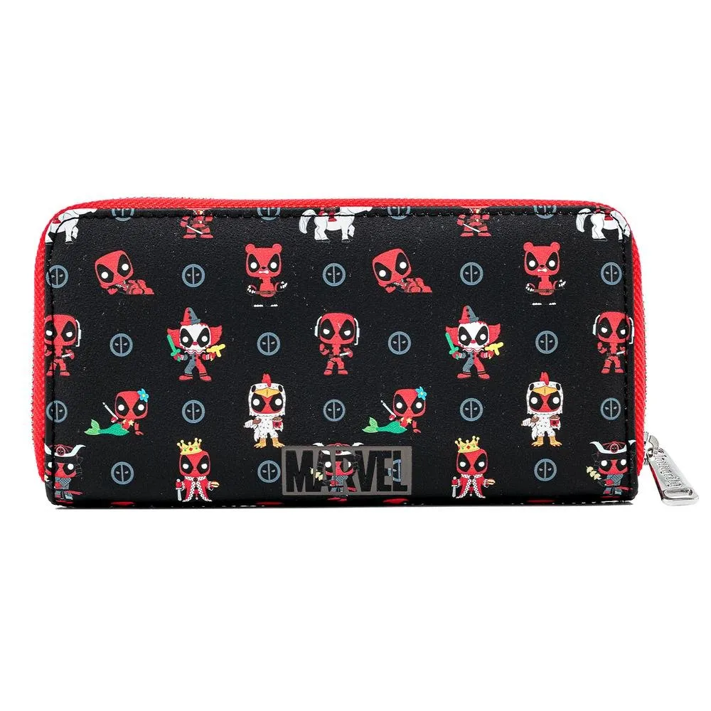 Funko POP! Marvel Deadpool 30th Anniversary Allover Print Zip-Around Wallet